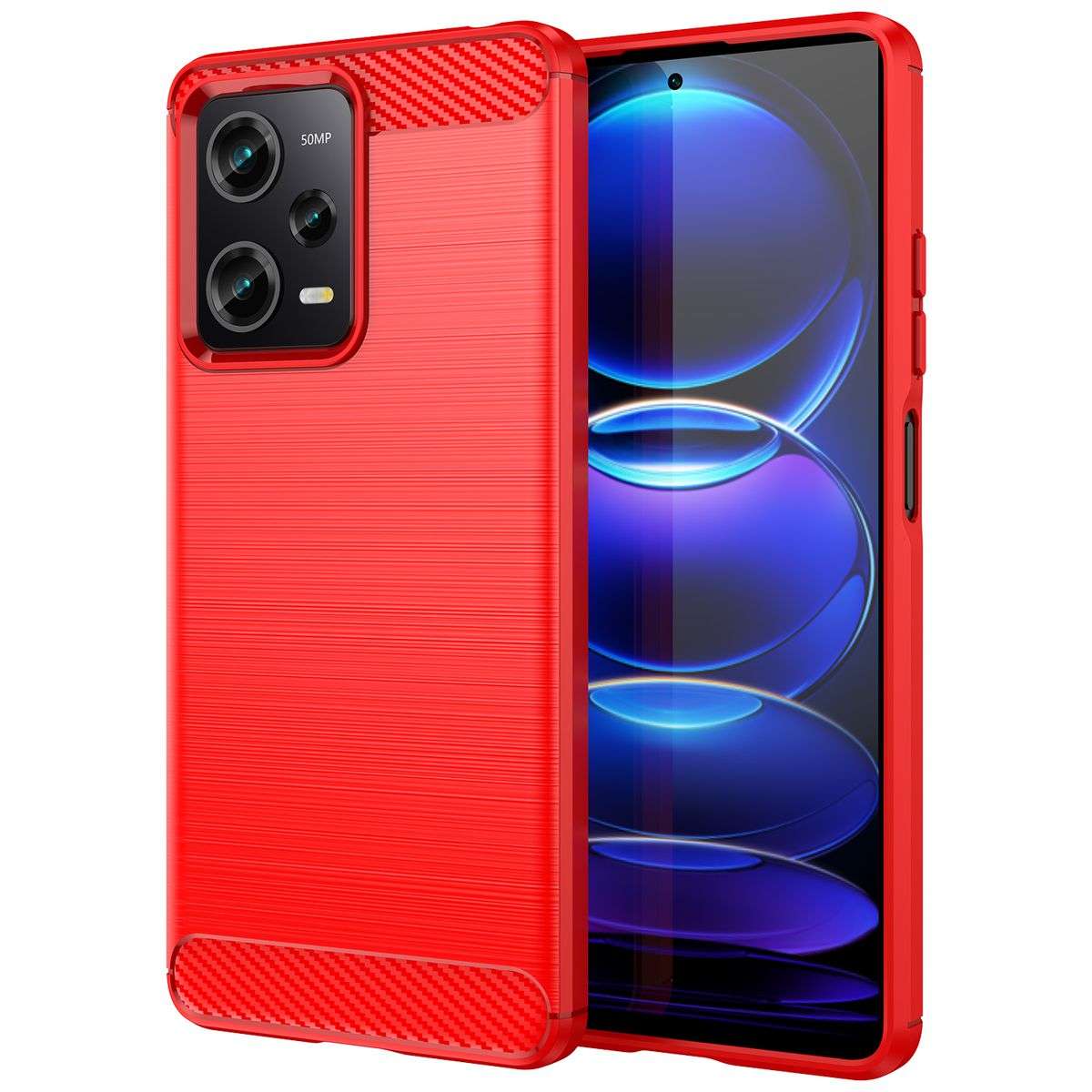 Redmi Note 12 Pro Plus Carbon Fiber Design Cover