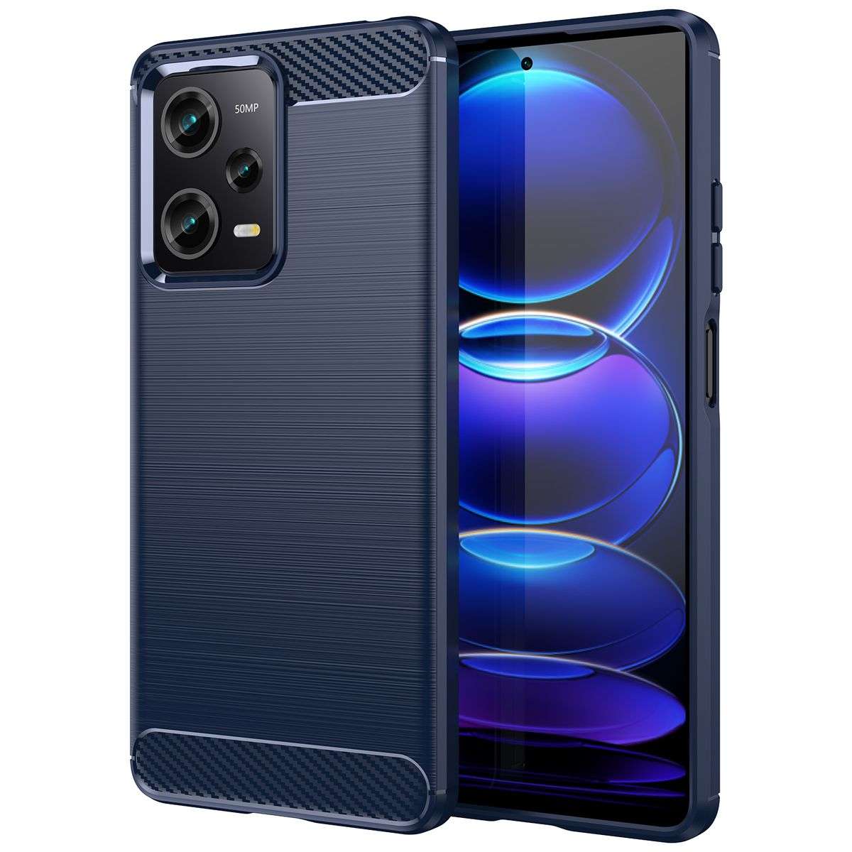 Redmi Note 12 Pro Plus Carbon Fiber Design Cover