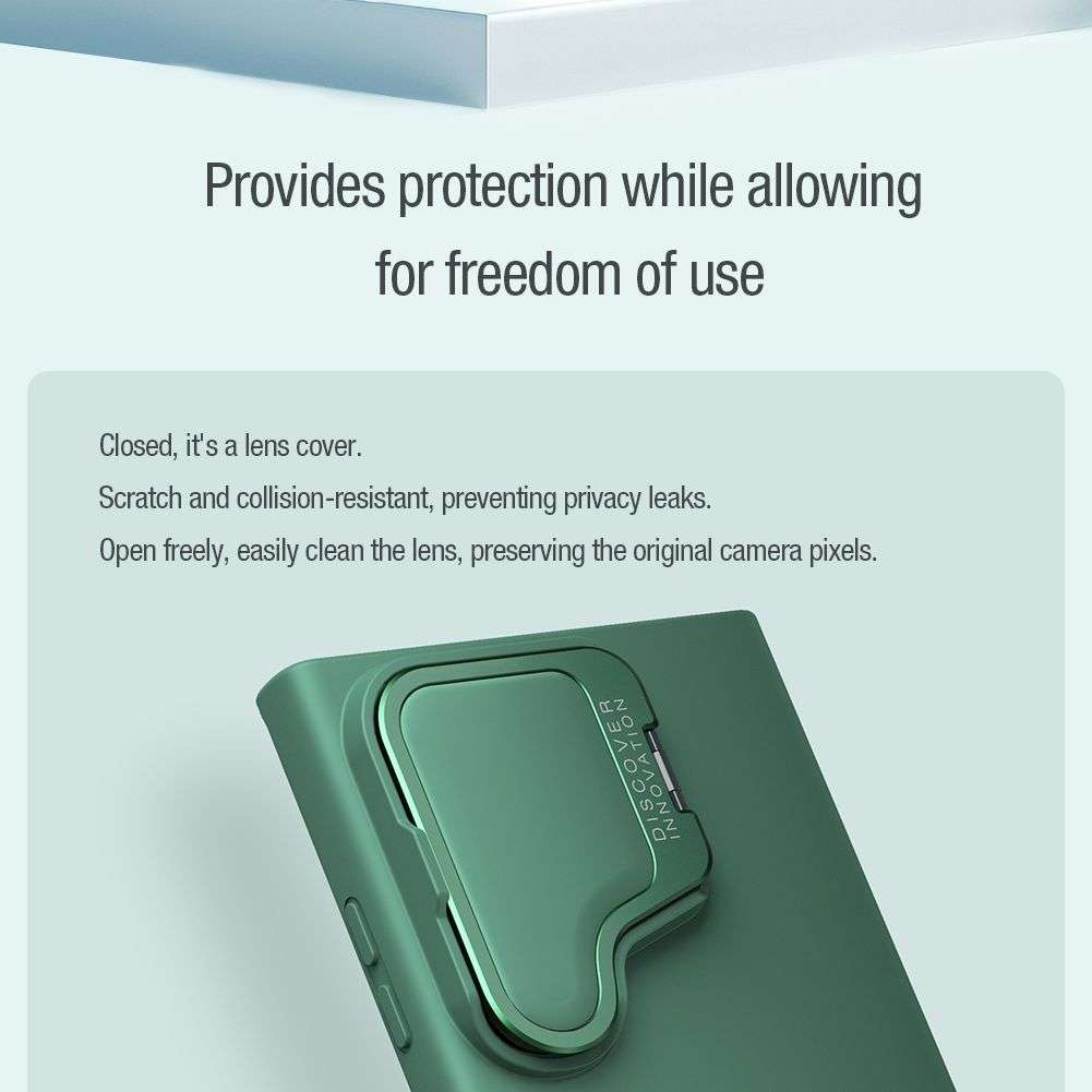 Nillkin CamShield Silky Prop Silicone Cover for Samsung Galaxy S24 Ultra
