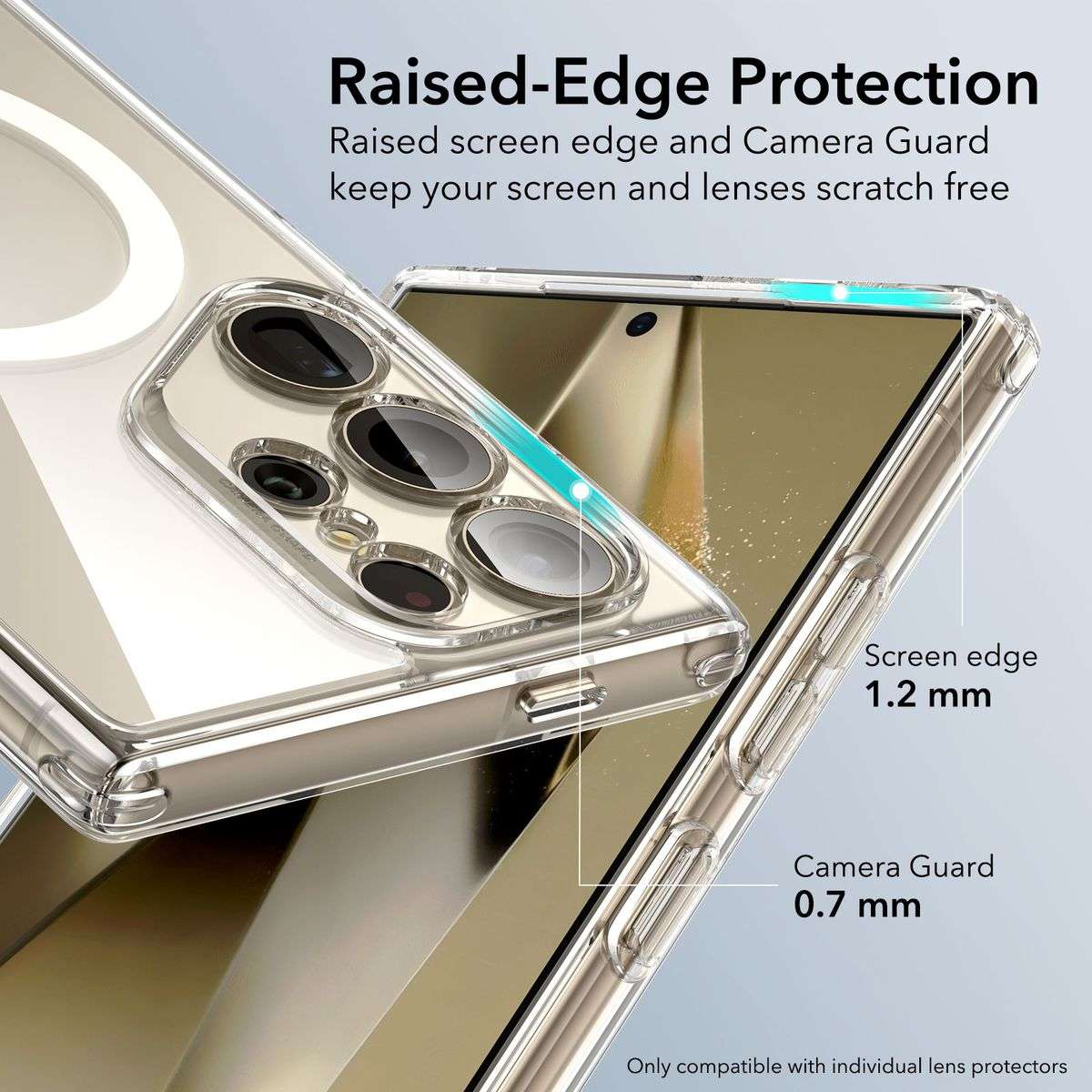 ESR Classic Hybrid MagSafe Case (HaloLock) for Galaxy S24 Ultra
