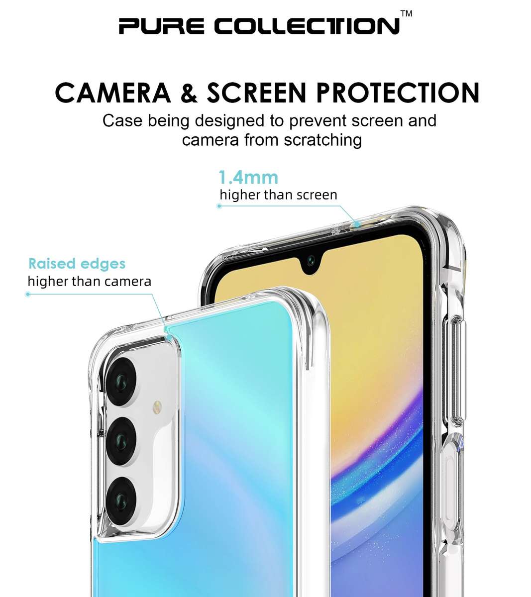 Pure Rainbow Cover for Samsung Galaxy A16 Shockproof Case