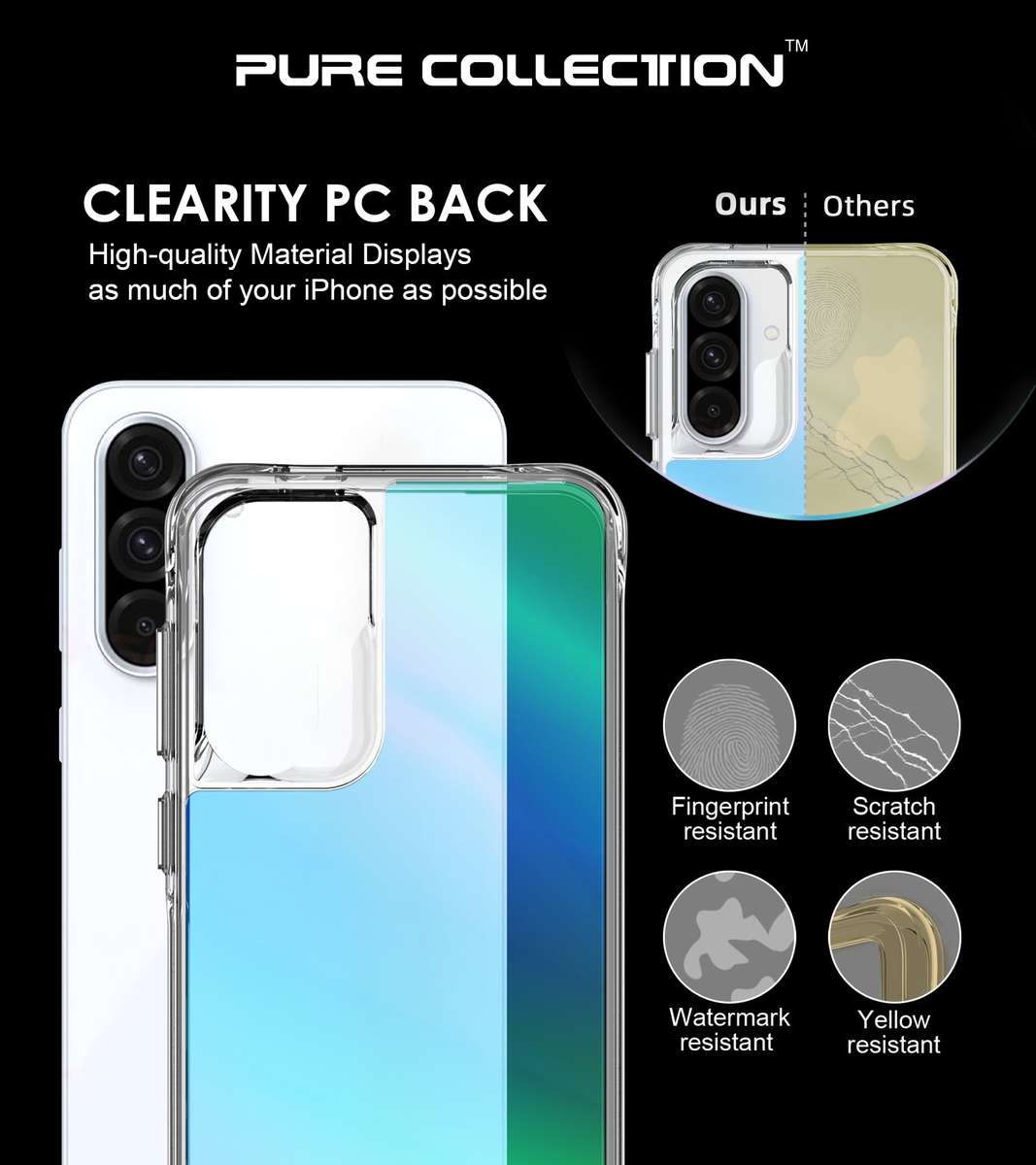 CellTime Pure Rainbow Cover for Samsung Galaxy A36 Shockproof Case