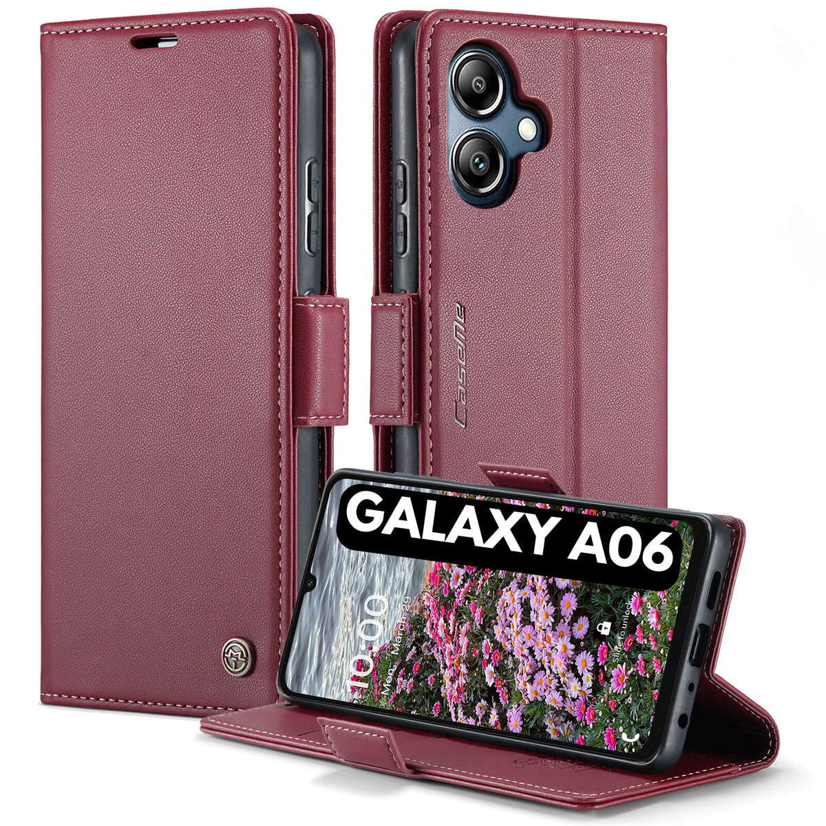 Retro Flip Leather Wallet Cover for Samsung Galaxy A06