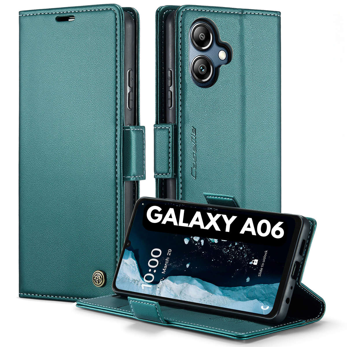 Retro Flip Leather Wallet Cover for Samsung Galaxy A06