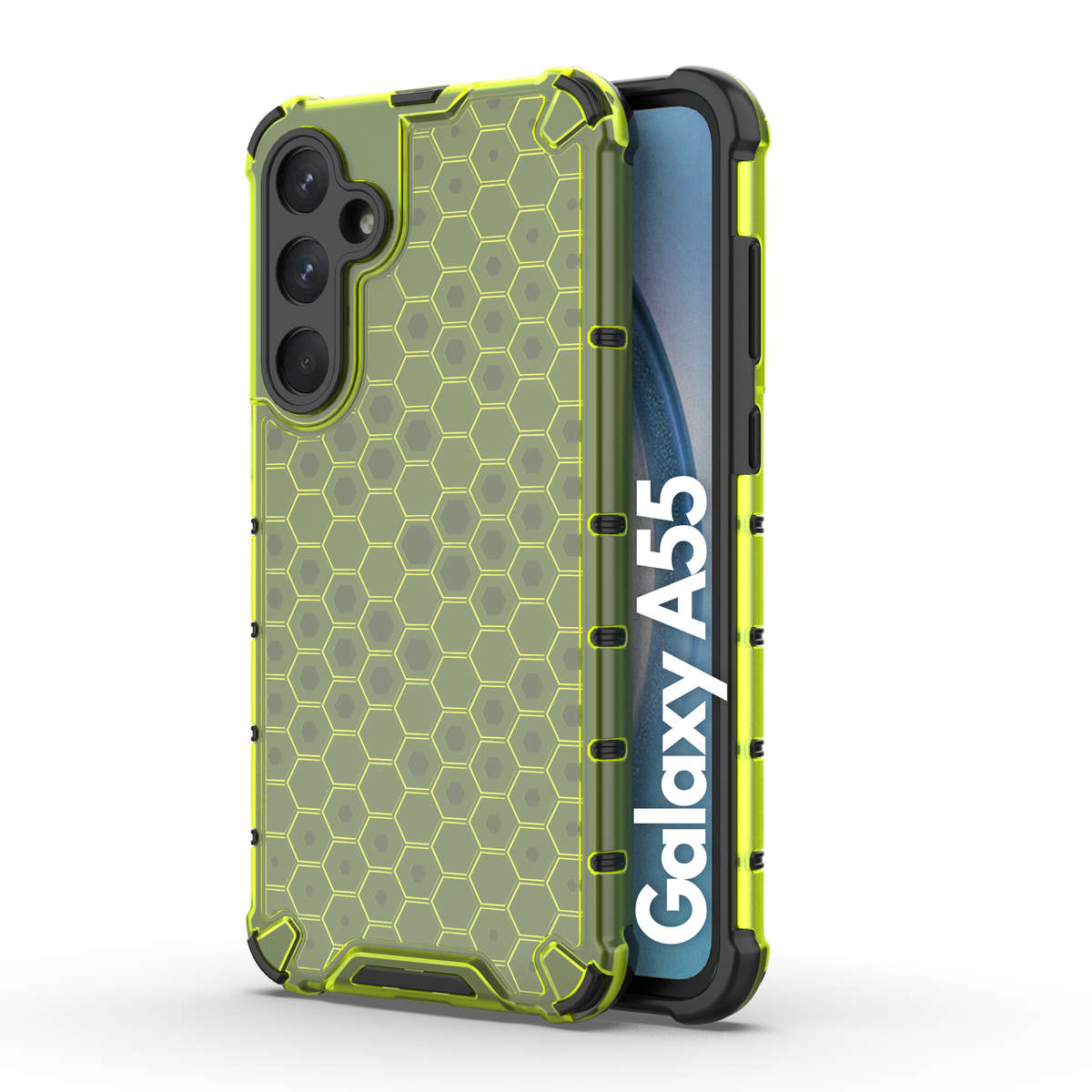 Honeycomb Case for Samsung Galaxy A55 Shockproof Cover