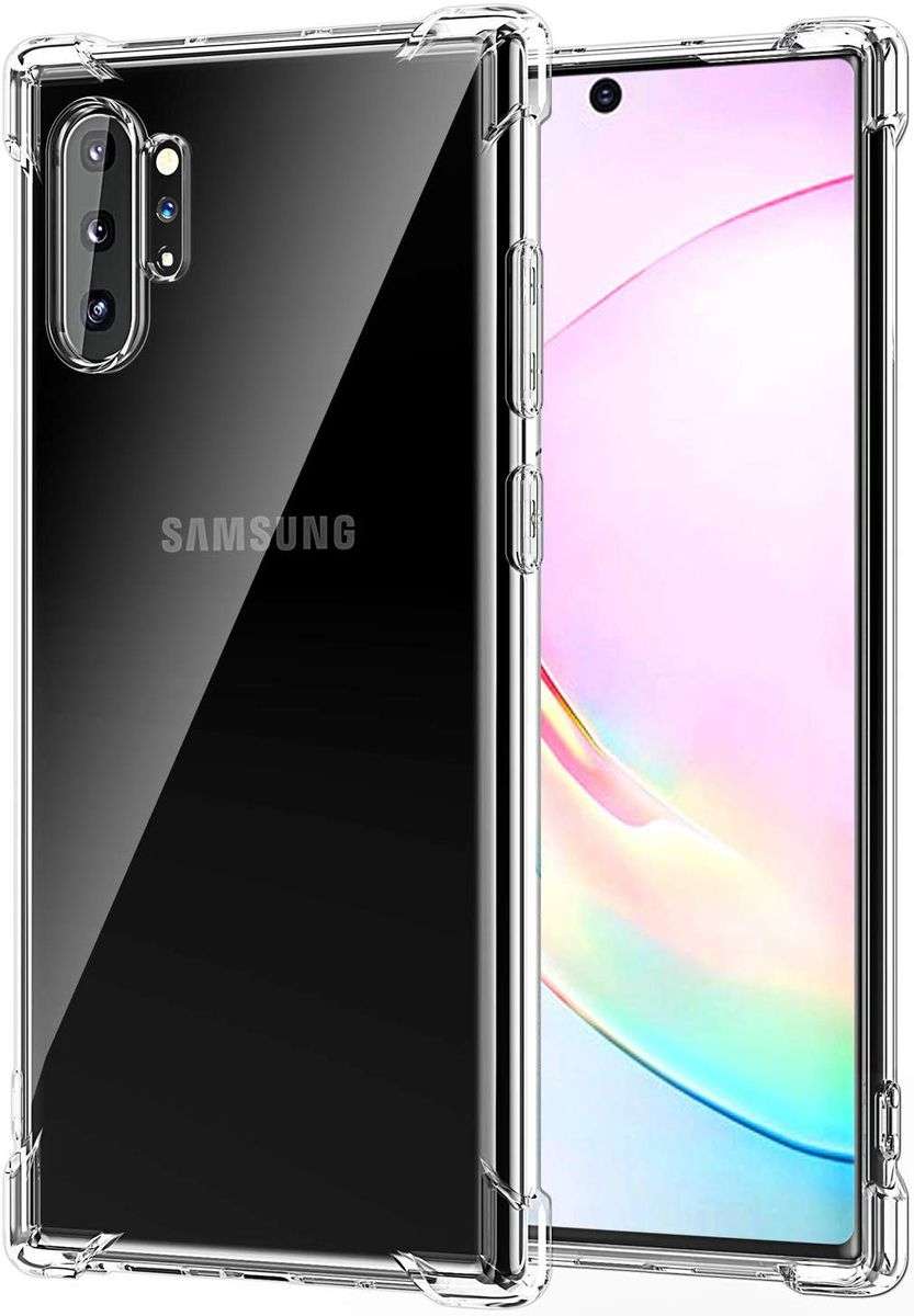 Samsung Galaxy Note 10 Plus Clear Shock Resistant Armor Cover
