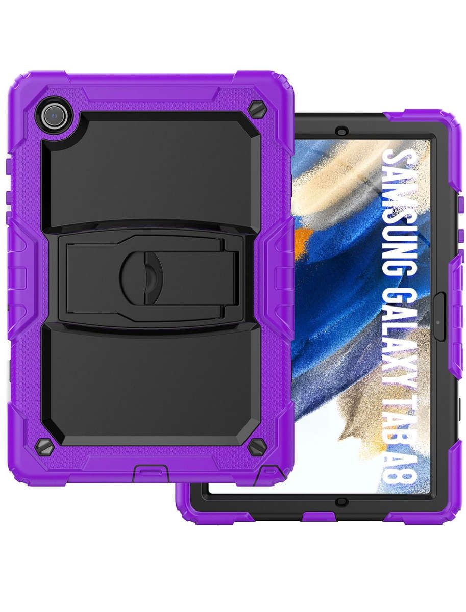 CellTime C-Stand Design Shockproof Rugged Cover for Galaxy Tab A8 (10.5inch)