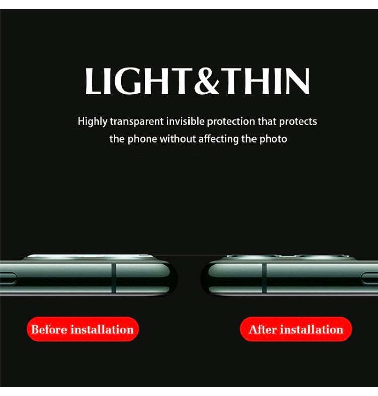 CellTime Tempered Glass Protector for iPhone 11 Pro Max Camera Lens