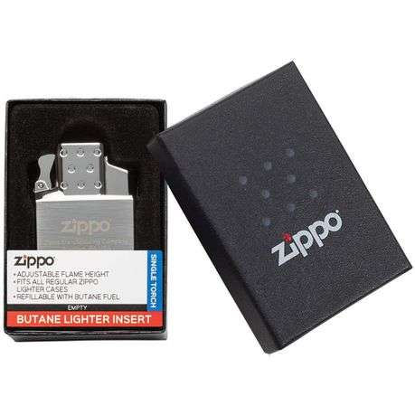 Zippo Lighter - Butane Lighter Insert - Single Torch