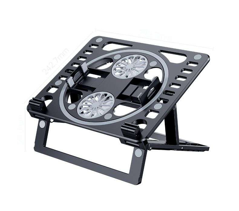 Ergonomic Adjustable Cooling Laptop /Tablet Gaming Stand with Fans