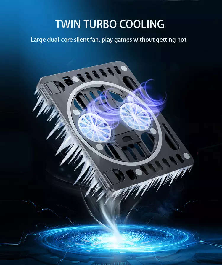 Ergonomic Adjustable Cooling Laptop /Tablet Gaming Stand with Fans