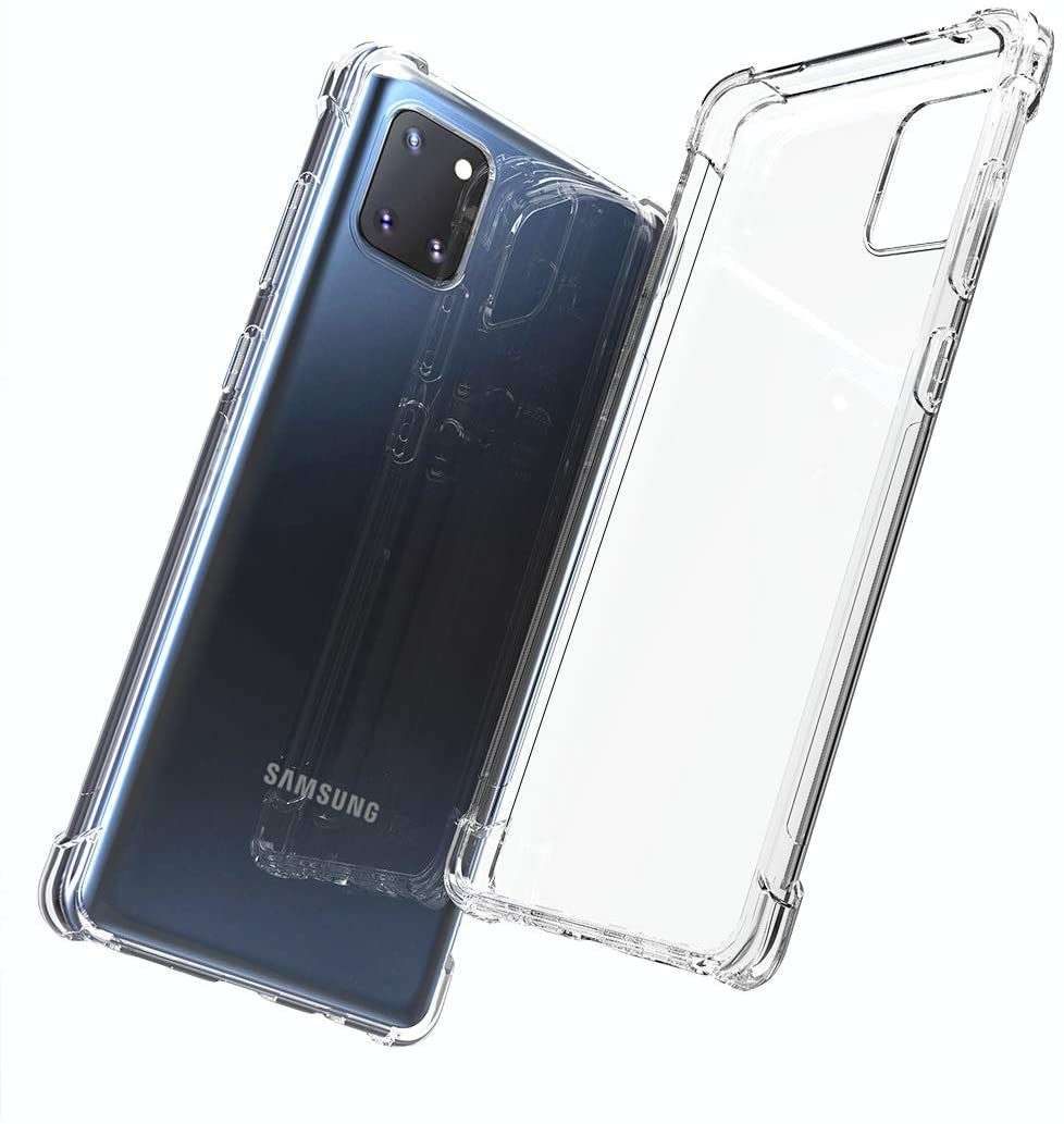 Samsung Galaxy Note 10 Lite Clear Shock Resistant Armor Cover