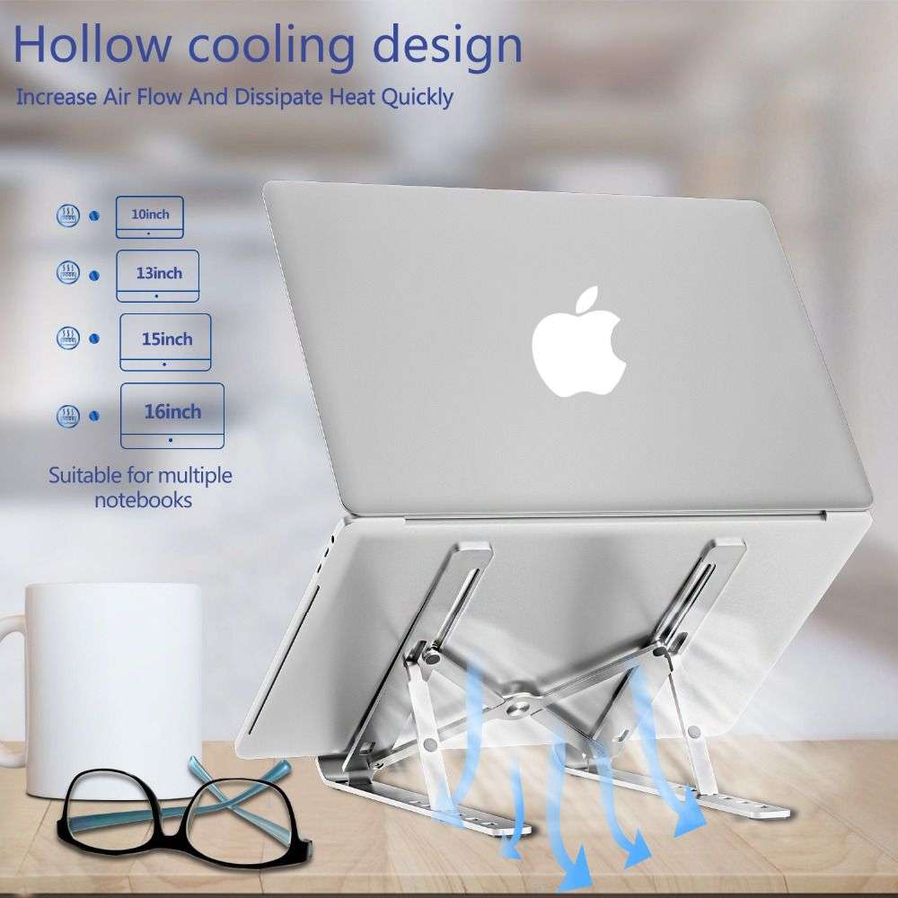 X-Stand Adjustable Aluminium Foldable Cooling Portable Laptop / Tablet Stand