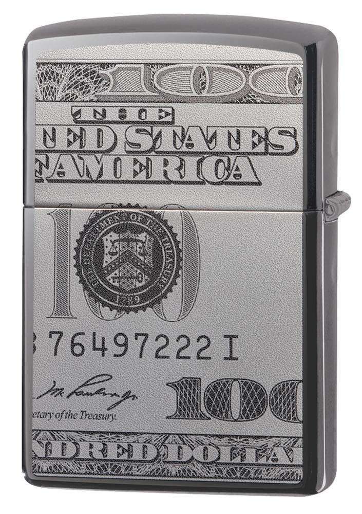 Zippo Lighter - Currency Design $100