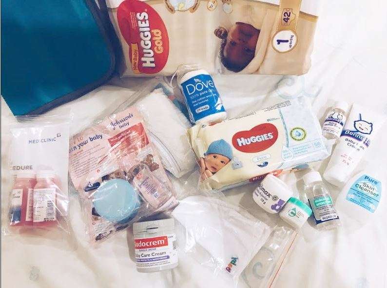 Pre-Packed Baby Hospital Bag - Grey