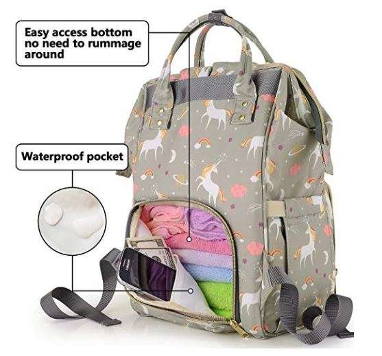 Pre-Packed Baby Hospital Bag - Grey