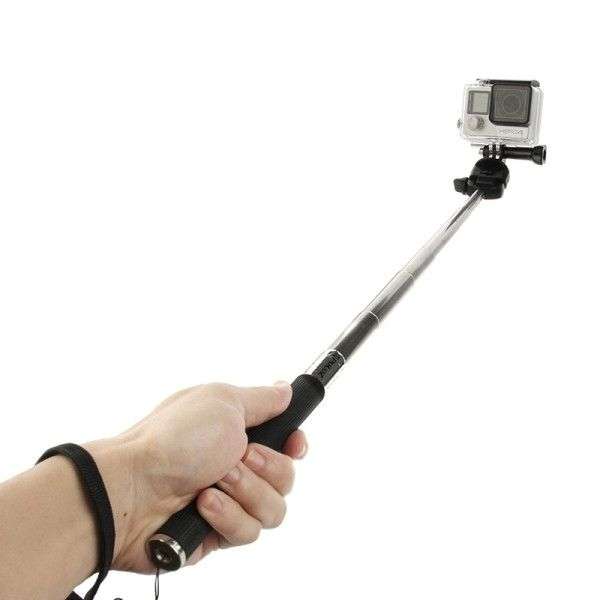 PULUZ Extendable Handheld Selfie Monopod for GoPro HERO4 Session /4 /3+ /3 /2 /1, Length: 20-97cm