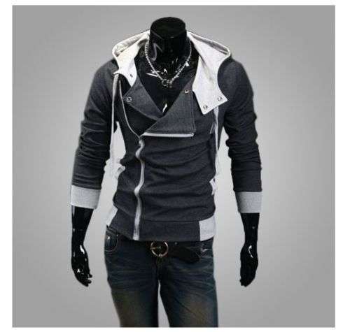 Men's Hoodie Jacket Top Coat - XXL
