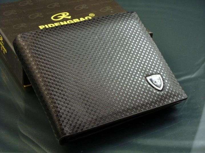 Mens High Quality Fashion Genuine Leather Wallet - Pidengbao (2 colors) - Brown