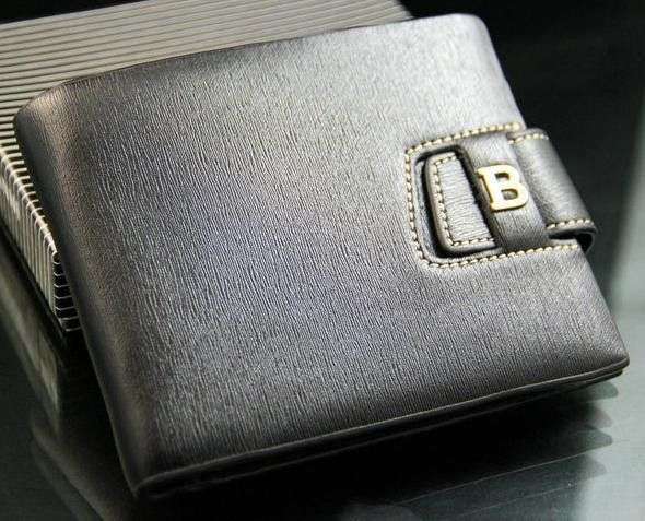 Mens Genuine Leather Wallet - Bogesi - Black