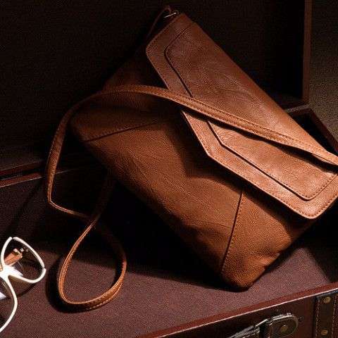 Sling Messenger Bag - Brown