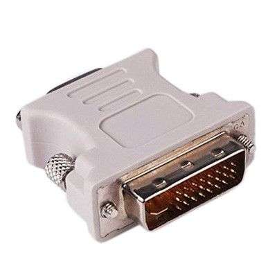 DVI 24+1 Pin Male to VGA 15Pin Female adapter