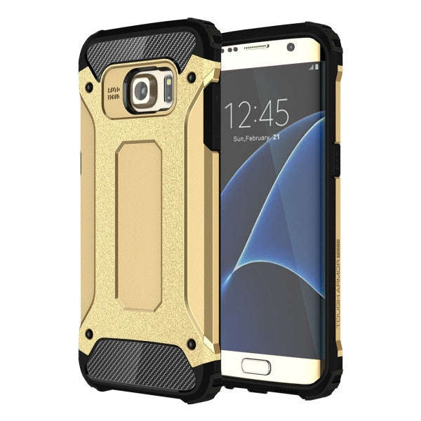 For Samsung Galaxy S7 Edge / G935 Tough Armor TPU + PC Combination Case (Gold)