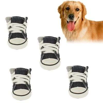 Dark Blue Dog Strap Sports Shoes