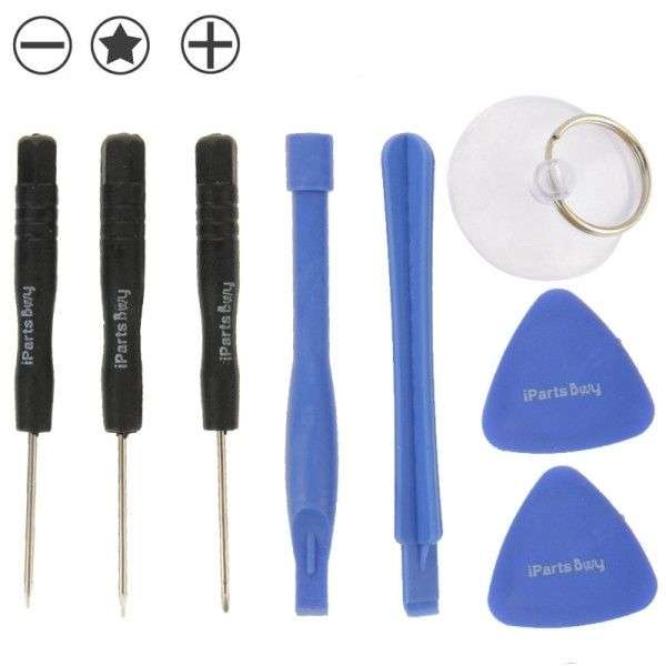 8 in 1 (3 x Screwdriver + 2 x Teardown Rods + 1 x Chuck + 2 x Triangle on Thick Slices) Professio...
