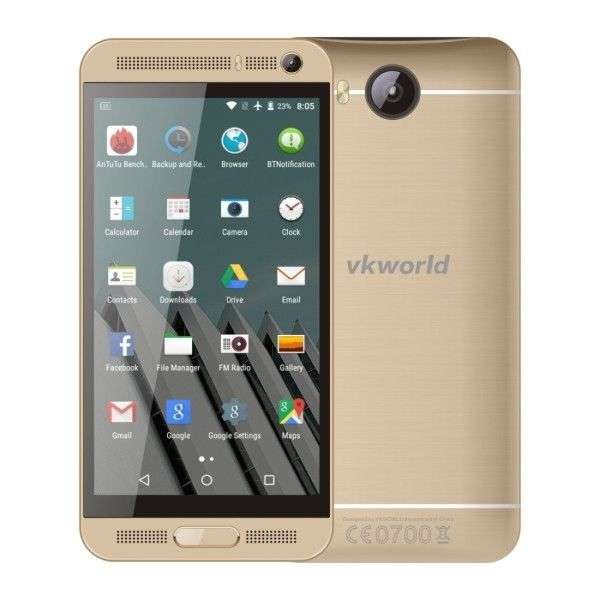 VKworld VK800X 8GB, Network: 3G, 5.0 inch Android 5.1 MTK6580 Quad Core 1.3GHz, RAM: 1GB(Gold)