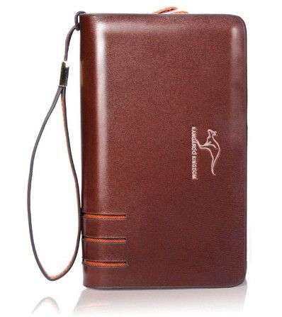 Kangaroo Kingdom Genuine Leather Men's Clutch Wallet