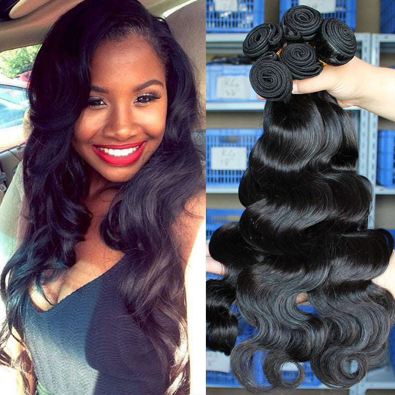 Peruvian Virgin Human Hair 8A - Body Wave - 3 Bundles - 22