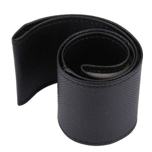 Hand-Stitched Leather Steering Wheel Cover