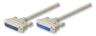 Manhattan IEEE 1284 Data Cable DB25 Male to DB25 Female -10 ft. (3.0 m)
