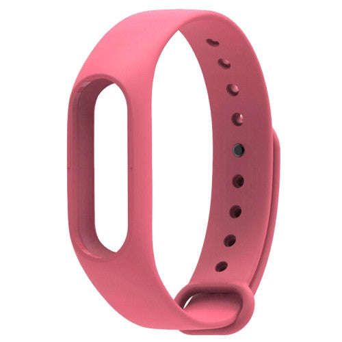 For Xiaomi Mi Band 2 (CA0600B) Colorful Replacement Wristbands Bracelet Host not Included(Pink)