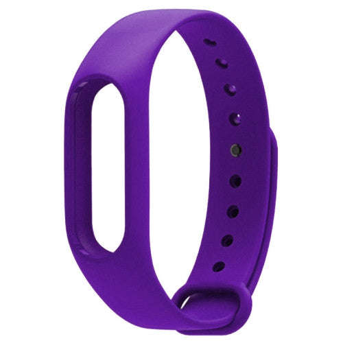 For Xiaomi Mi Band 2 (CA0600B) Colorful Replacement Wristbands Bracelet Host not Included(Purple)