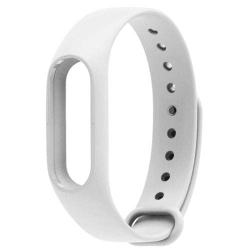 For Xiaomi Mi Band 2 (CA0600B) Colorful Replacement Wristbands Bracelet Host not Included(White)