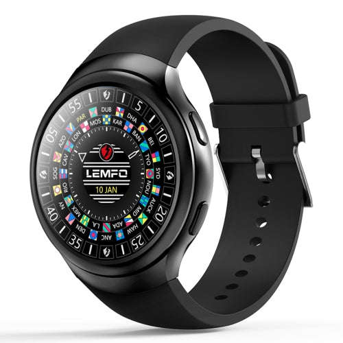 LEMFO LES2 Smart Watch Phone 1GB+16GB 1.3 inch IPS Screen Water Resistant Android 5.1 MTK6580 Qua...