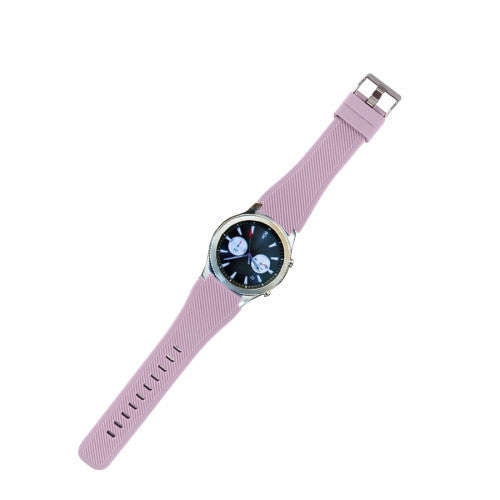 For Samsung Gear S3 Classic Smart Watch Silicone Watchband Length: about 22.4cm (Light Purple)