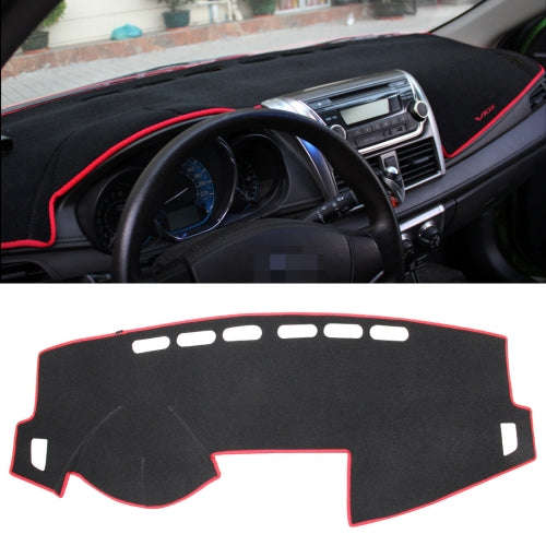 Dark Mat Car Dashboard Cover Car Light Pad Instrument Panel Sunscreen Car Mats for Land Rover (Red)