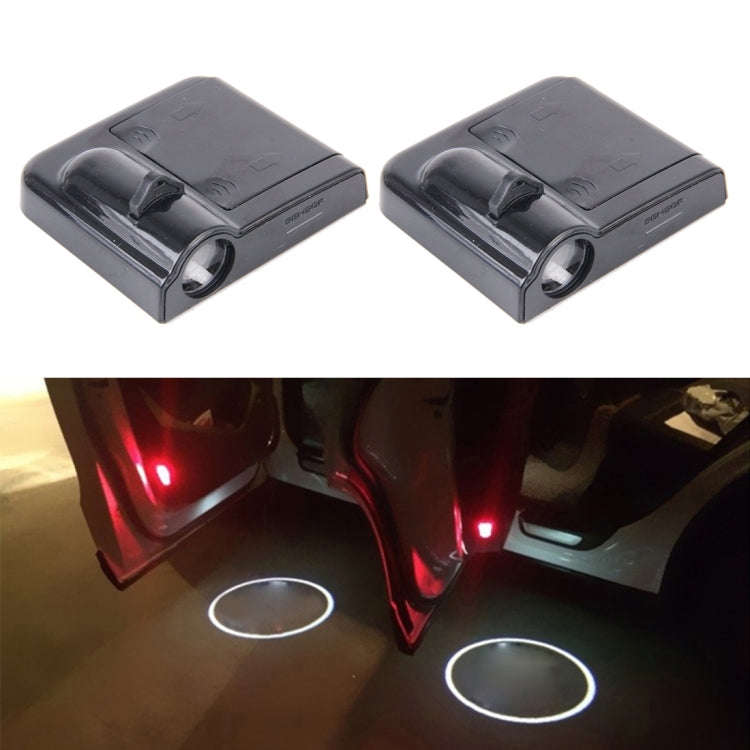 2 PCS LED Ghost Shadow Light Car Door LED Laser Welcome Decorative Light Display Logo for BMW Car...
