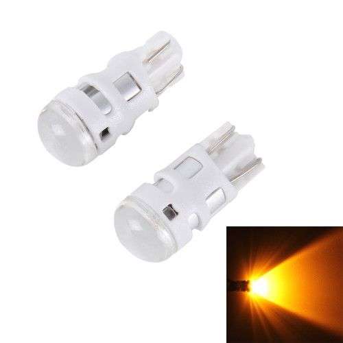 2PCS T10 10W OSRAM LED Canbus Car Clearance Lights Lamp DC 12V(Yellow Light)