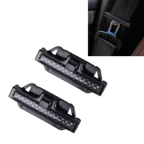 DM-013 2PCS Universal Fit Car Seatbelt Adjuster Clip Belt Strap Clamp Shoulder Neck Comfort Adjus...