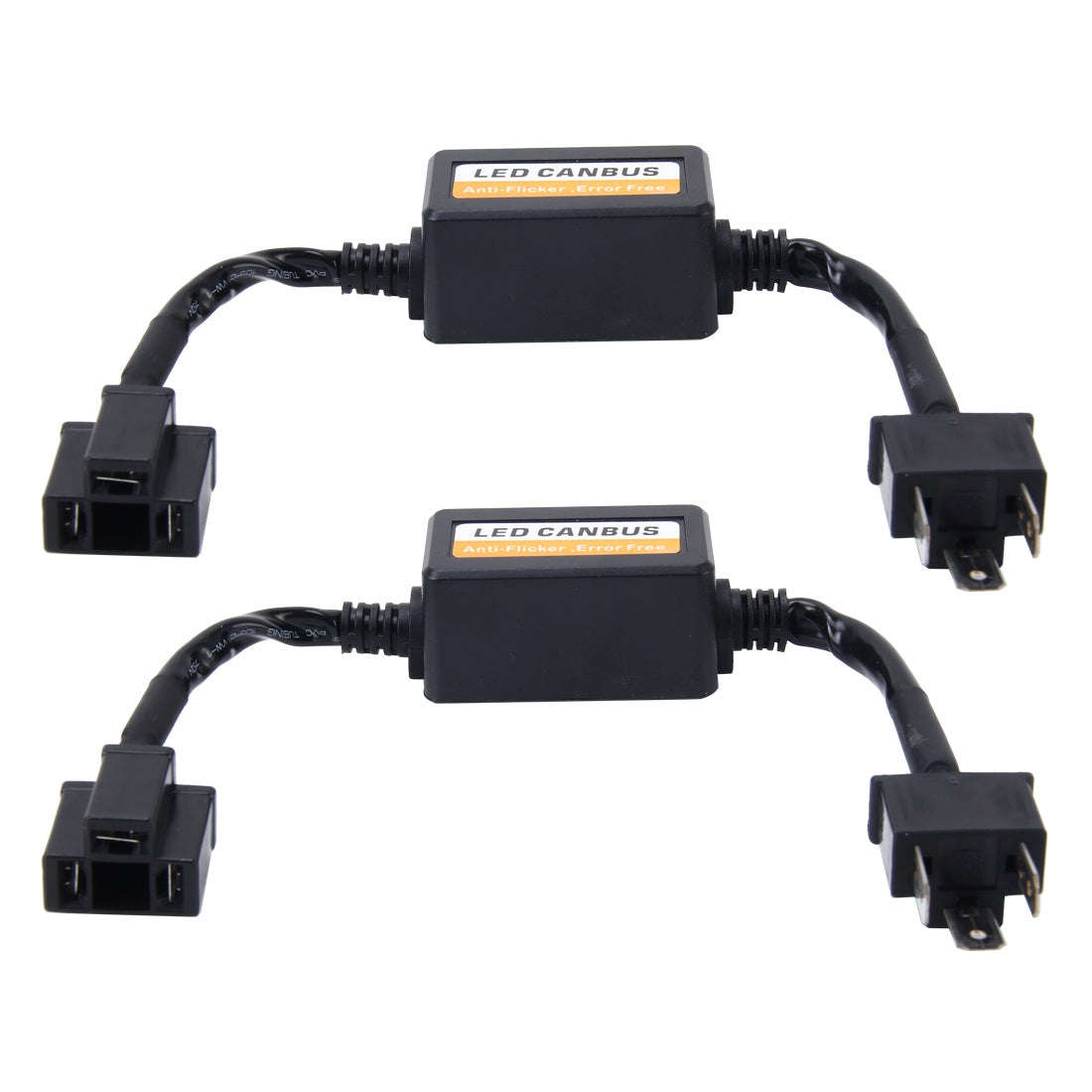 2 PCS H4 Car Auto LED Headlight Canbus Warning Error-free Decoder Adapter for DC 9-36V/20W-40W