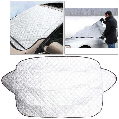 Car Auto Aluminum Film Sunshine Frost Snow Protect Windshield Cover Size:14292cm