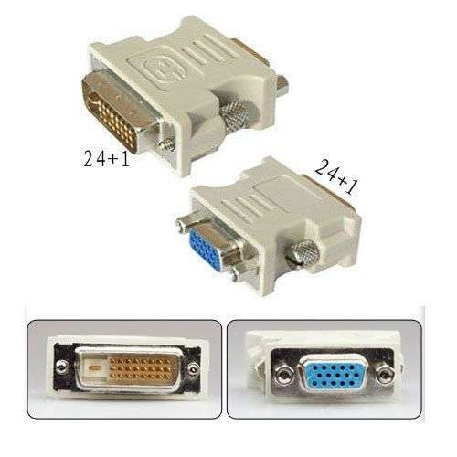 Dvi D Male To Vga Female Dvi 24 1 Pin