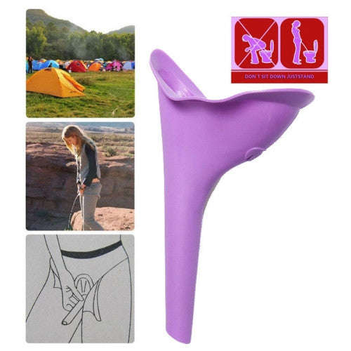 Portable Female Women Urinal Urination Toilet Silicone Urine Pee Device Funnel Camping Travel Ran...