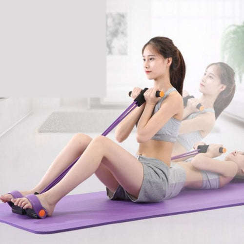 Protable Latex Pedal Pull Rope Home Fitness Elastic Body Building Training Pull Rope