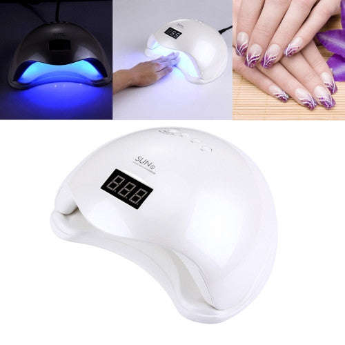 SUN5 48W UV LED Nail Lamp Fingernail Gel Curing Dryer with Infrared Sensor & Time Setting & LCD T...