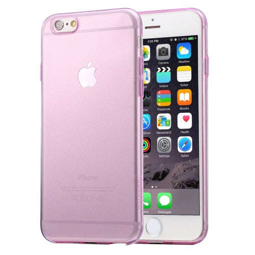 HAWEEL 0.3mm Zero Series Transparent TPU Protective Case for iPhone 6 & 6s(Pink)